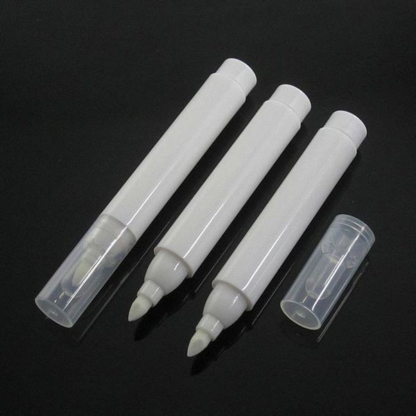3 ml branco caneta cosméticos para o brilho labial creme / rímel / cílios líquido de crescimento / dentes branqueamento tubo ou recipiente de cosméticos F20172004