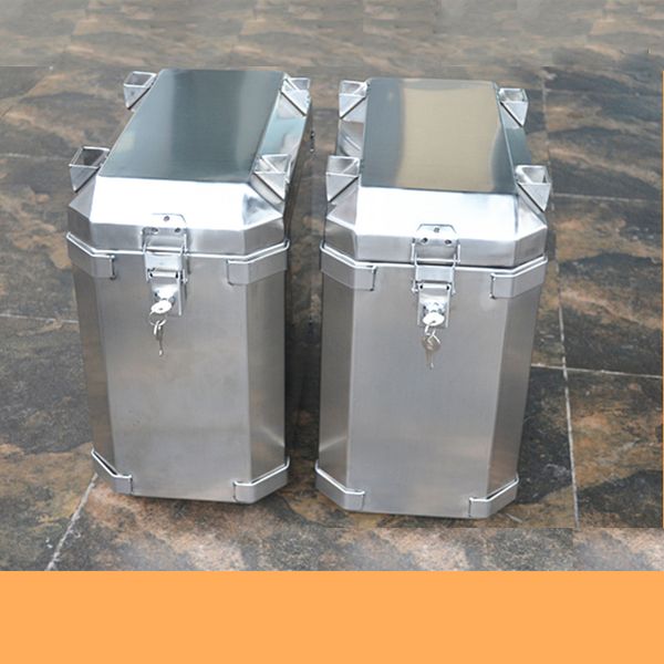 

l стиль портативный нержавеющей стали toolcase главная хранения инструмент box инструмент упаковочное оборудование транспортный ящик мотоцик