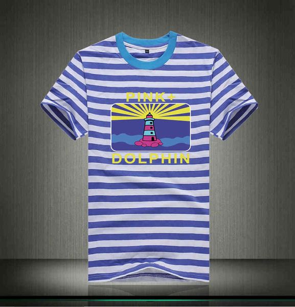 

s-5xl q146 pink dolphin t-shirts men clothes solid color slim fit men casual, White;black