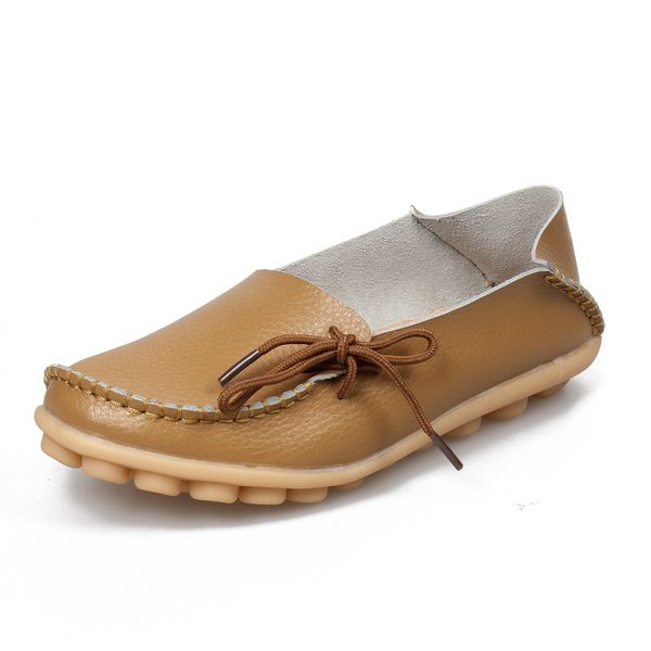 

Hot Sale Moccasins Women Soft Leisure Flats Female Driving Shoes Loafers Mother Casual Shoe Fashion Woman Genuine Leather Shoes &012, Multi
