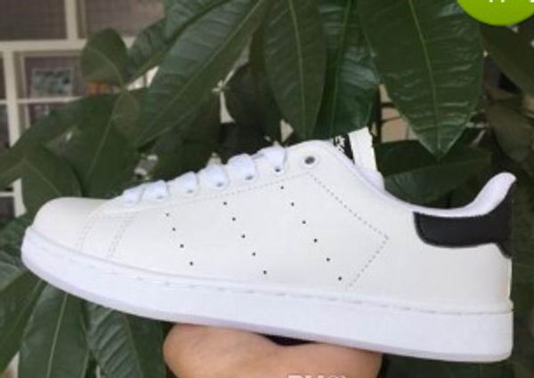 

2018 spring/autumn new men women casual shoes stan smith breathability shoes flats lace up casual shoes ing, Black