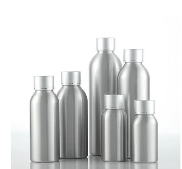 

2017 new 50ml co metic packaging aluminum lotion bottle metal container with aluminum cap 50g