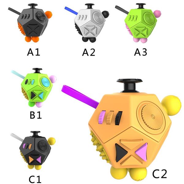

2nd generation fidget cube usa relieves stress boredom and anxiety helps to focus christmas gift for children and adults