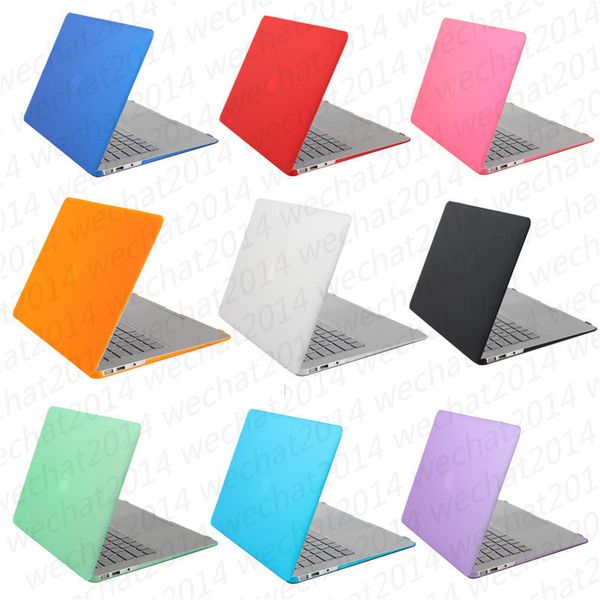 Capa de Caso Revestido Borracha Matte Protetor Full Protetor Capa Para Apple Macbook Air Pro 11 '' 12 '' 13 