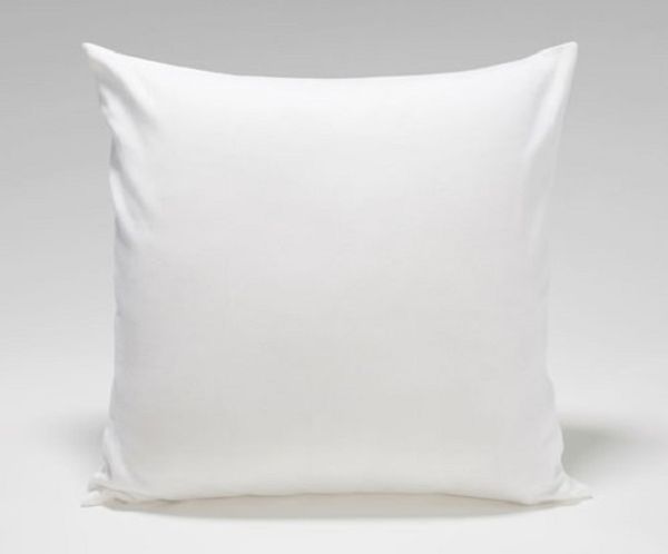 18x18 Inches Pure White Throw Pillow Case Blank White Decorative