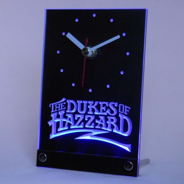 

wholesale-tnc0236 the dukes of hazzard table desk 3d led clock