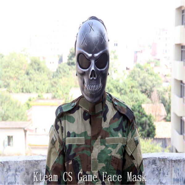 

cs череп скелет анфас тактический пейнтбол защиты безопасности ужас маска хэллоуин косплей платье маска неровные ужас реквизит