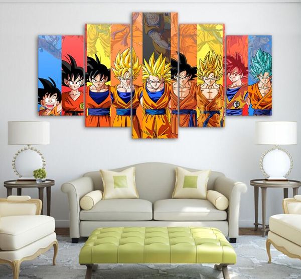 Canvas Art Hd Print Painting Dragon Ball Z Picture Kid Room Wall