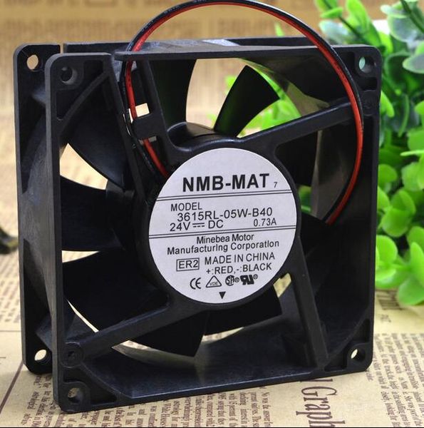 NMB-MAT 3615RL-05W-B40 9038 24 V 0.73A 9 CM 2 hat su geçirmez frekans dönüştürücü fan