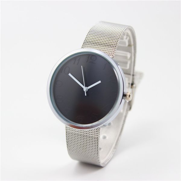 

new arrival time limited wholesales fashion ladies wirstwatch fashion quartz movement candy color female pop sell table ing, Slivery;brown
