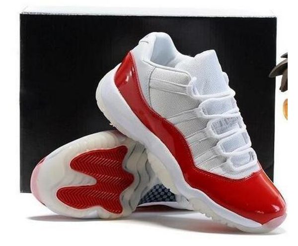 

Оптовая продажа 11 2016 горячая продажа 11 обувь белый красный низкий Varsity Красный DS в