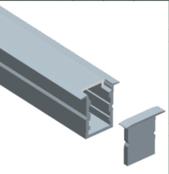 Perfil frete grátis 25x2m recesso alumínio Piso Canal Com Limpar ou Milky Difusor para 8 milímetros PCB Faixa de LED ou LED Bar Luz