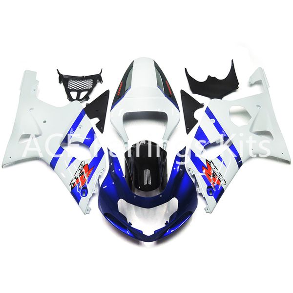 3 omaggi Nuovo Suzuki GSXR1000 K1 K2 00 01 02 GSXR1000 K1 K2 2000 2001 2002 Iniezione plastica ABS Carenatura moto BlueWhite style