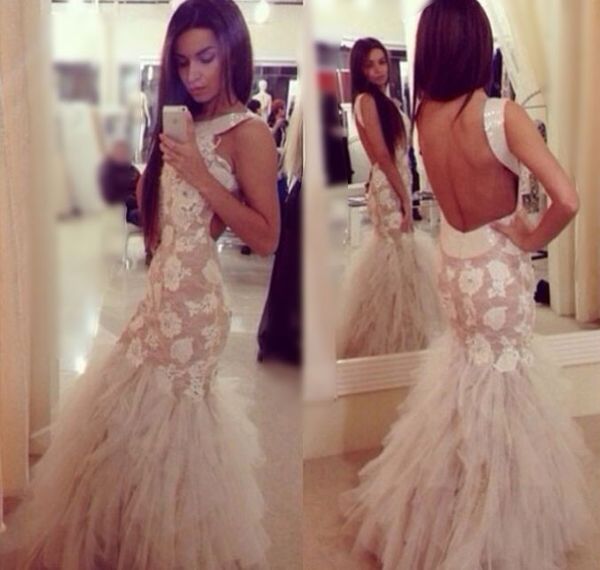 

new prom party dress backless skirt with ruffle evening dress sequined long mermaid party gowns, Black;red