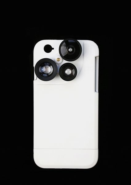 high quality aluminium silicone phone case with fish eye lens 4 in 1 three anti cell phone case for iphone7 7plus designer cell phone cases leather anti cell phone