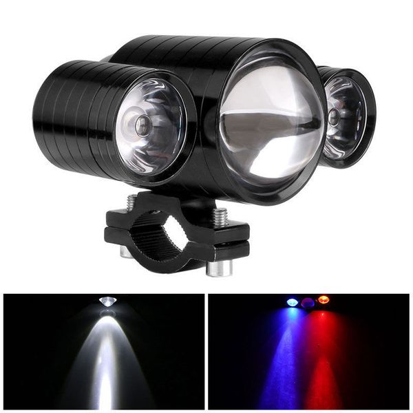 

2pcs motorcycle led headlight u10 20w daytime running accessaries 12v 80v led lights 6000k