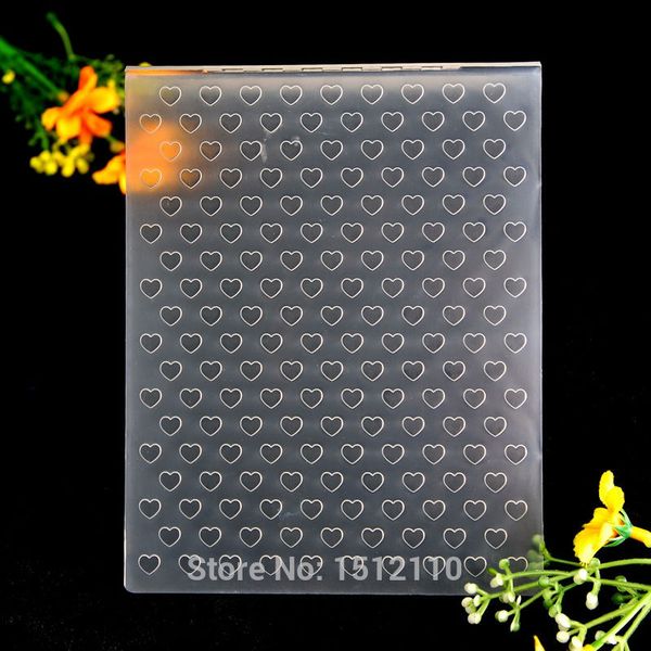 

оптово сердце пластиковые тиснение папка для scrapbook diy карты инструмент пластиковый шаблон 12.1x15.3cm kw691051
