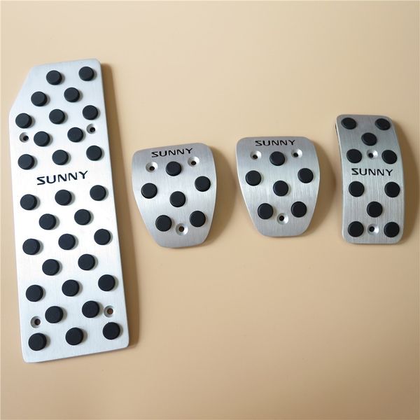 

car accessories for nissan sunny fuel brake foot rest at/mt pedals plate non slip accelerator brake pedal pads covers styling