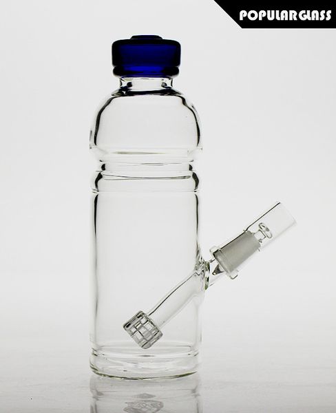 USA Seller 8/'/' Haterade Bubbler Water Pipe Bong Hookah Recycler 14mm White