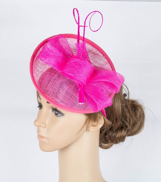 Elegant Sinamay Material Fascinator Hats Nice T Platform Hair