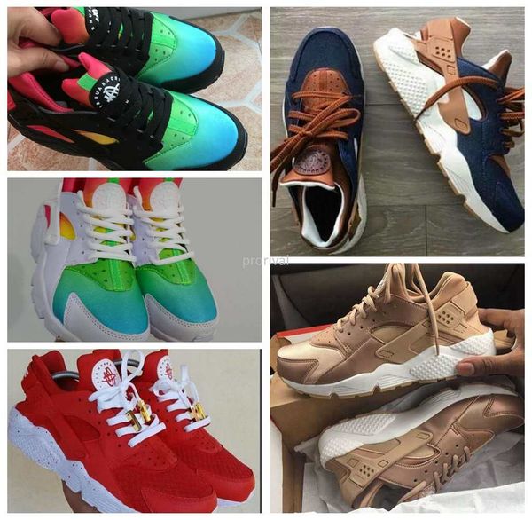 

Air huarache ultra id running hoe for men women men red ro e gold rainbow navy blue tan denim huarache port hurache neaker 36 46
