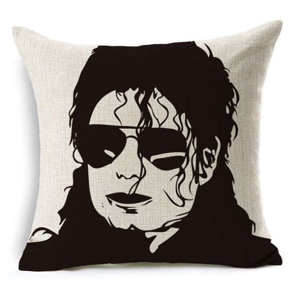 Michael Jackson Dancing Cushion Cover 45 45cm Pillowcase For Bed