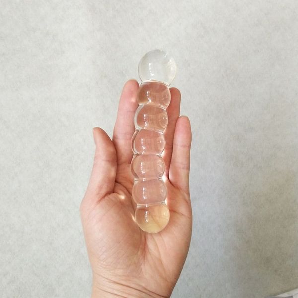 2017 New Pyrex Glass Dildos Sex Toys For Women Anal Beads Butt Plug For Men  Couple Masturbation Sexual Products Porn For Adults Adult Superstore Cheap  ...