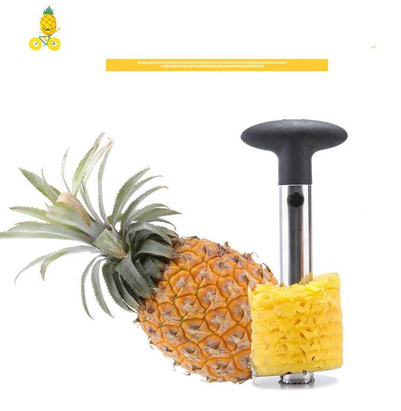 Creative Aço Inoxidável Aço Abacaxi Corer Slicers Cozinha Ferramentas PineapplePeeler Parer Faca DHL GRÁTIS