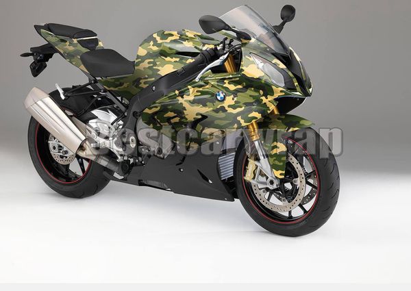 Kleines Muster Camo / Camoufalge Vinyl für MOTOR Wrap Film mit luftblasenfreier CAMO-Folie für Fahrrad-Laptop-Abdeckungsaufkleber 1,52 x 30 m (5 x 98 Fuß)