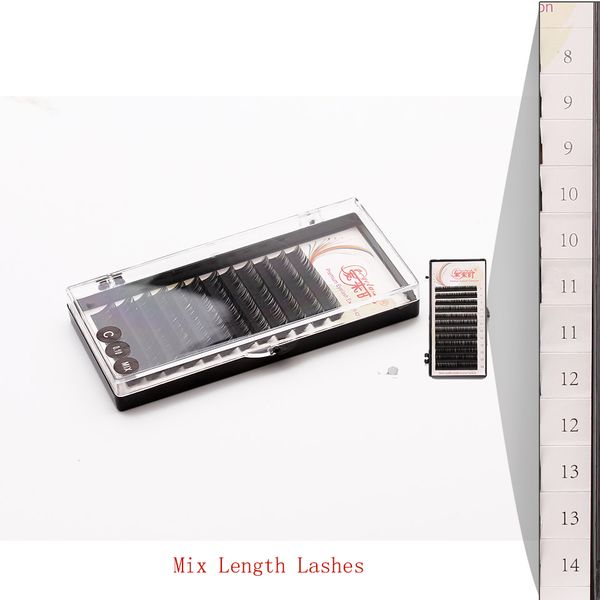 

Newcome Mix Длина Ресниц Натуральный Длинный Весь Размер Ресниц Расширение Корея Шелк