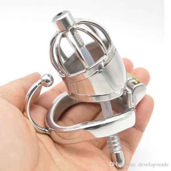 

cock with steel chastity toys stainless male arc cage devices ring base c277-1 aineo