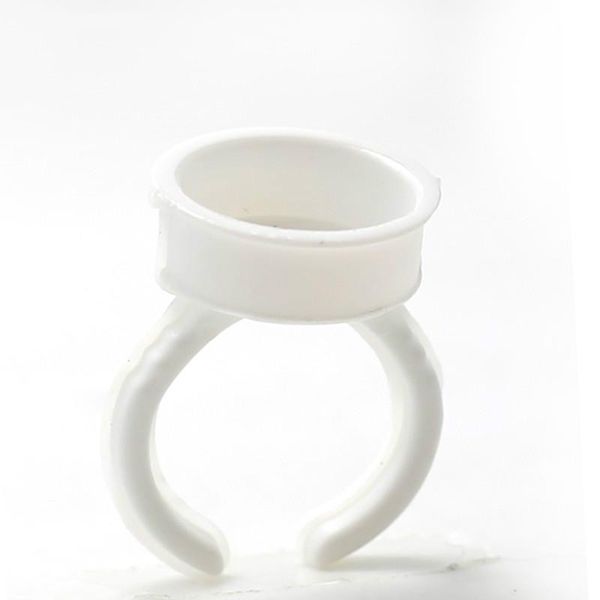 

new arrival disposable glue holder ring pallet for eyelash extension tattoo pigment 10pcs ring pallet
