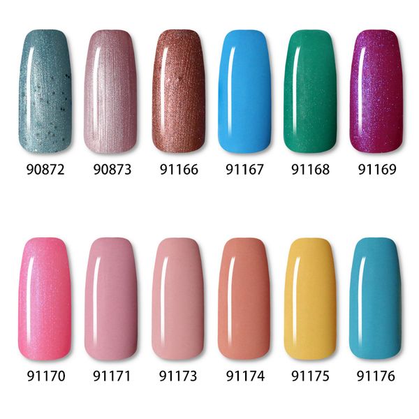 

132pcs righ quality dorcco soak off led uv gel nail polish long lasting r, Red;pink