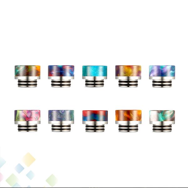 

TFV12 Drip Tip SS Epoxy Resin Drip Tips Wide Bore Mouthpiece for TFV12 TFV8 and TFV8 Big Baby Tank DHL Free