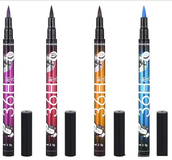 

yanqina 36h makeup eyeliner pencil waterproof black eyeliner pen no blooming precision liquid eye liner 12pcs/set