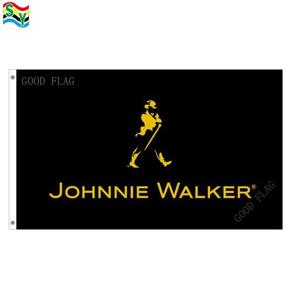 

goodflag johnnie walker flag banner 3x5 ft 90*150cm polyster outdoor flag