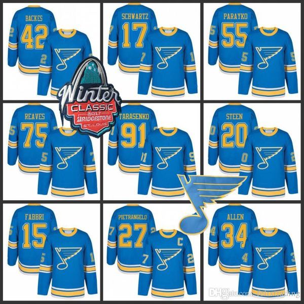 

Hot 91 Vladimir Tarasenko St. Louis Blues 2017 Winter Classic Premier Hockey Jerseys Men 27 Alex Pietrangelo 17 Jaden Schwartz 42 Backes