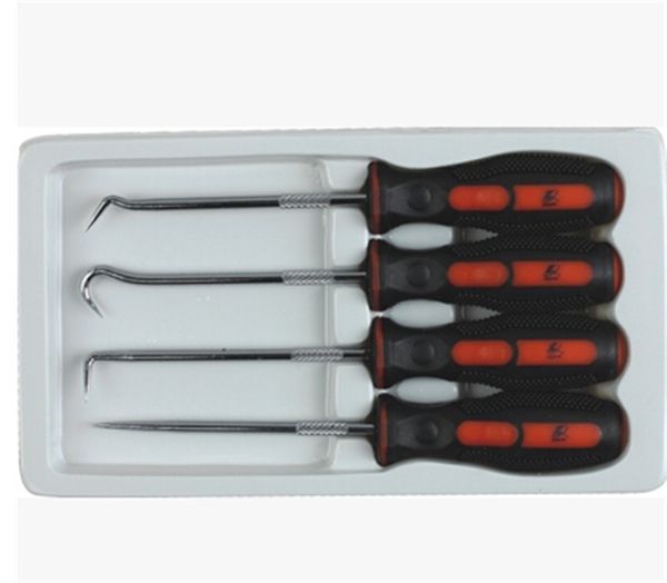 

wholesale- new 4pcs/set extra long reach hook & pick set removal tool o-ring seal remover craft grip