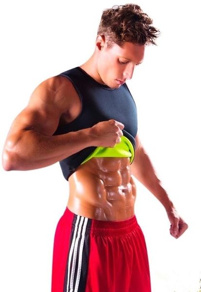 

men's neoprene slimming vest cami gym belt