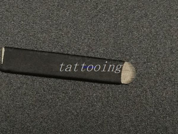 500 PCS U-Form 18 pin Nadel Augenbraue Make-Up Manuelle Tattoo Klinge Für Permanent Microblading Stickerei Stift