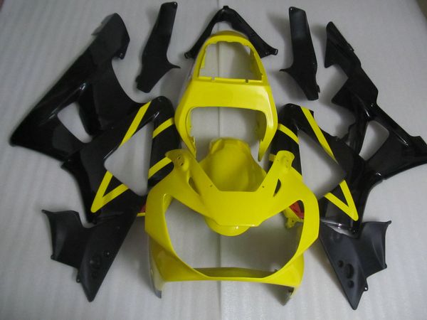 Kit de carenagem de venda superior moldado por injeção para Honda CBR900RR 00 01 carenagem de amarelo preto conjunto CBR929RR 2000 2001 OT31