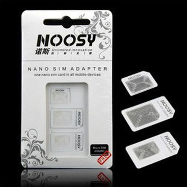 Noosy Micro Sim Adapter 4 In 1 Nano Sim Card Adapters Pin For