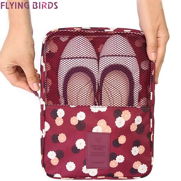 

wholesale- flying birds storage shoe bag cosmetic bags makeup bag cosmetic case dumpling large women packages waterproof bag lm4094fb