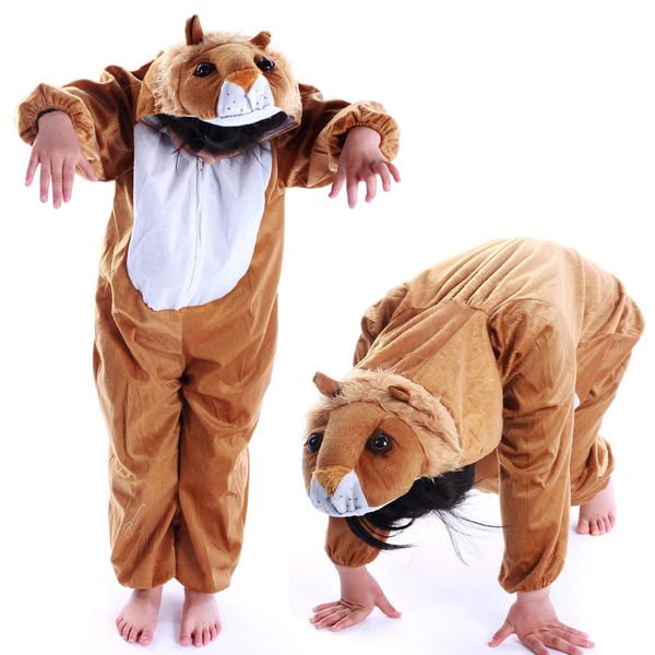 

рождество хэллоуин подарок дети лев партии костюм мультфильм животных дети косплей костюм одежда производительность, Black;red