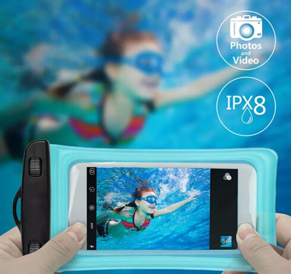 

2 style outdoor pvc plastic dry case sport cellphone protection universal waterproof bag for smart phone