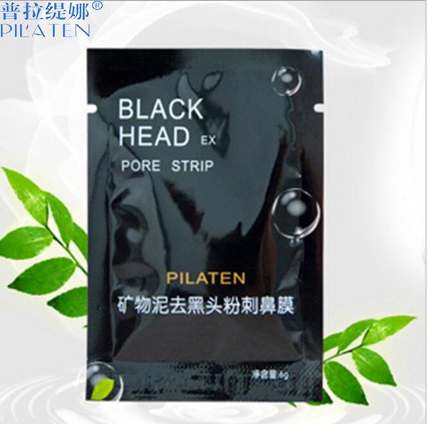 

deep cleansing pilaten tearing purifying peel off black mask blackhead close pores facial mud masks head pore strips