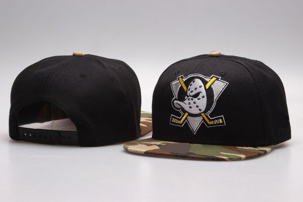

2017 лучшее качество кости Snapback шляпы утки кости cap плоские Моды НХЛ шляпы спорт деш