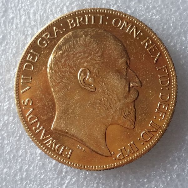 

Великобритания 1902 5 фунтов-Эдуард VII монеты золото копия монеты продвижение дешев
