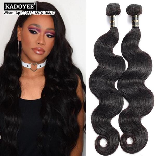 Kadoyee 8a Malaysian Hair Weaving 3 Bundles For Full Head