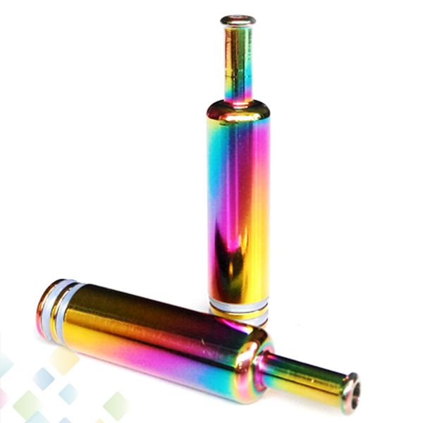 

Colorful 510 Rainbow Drip Tips Metal Mouthpieces for 510 DCT CE5 CE6 Nova Atomizer Clearomizer Electronic Cigarette